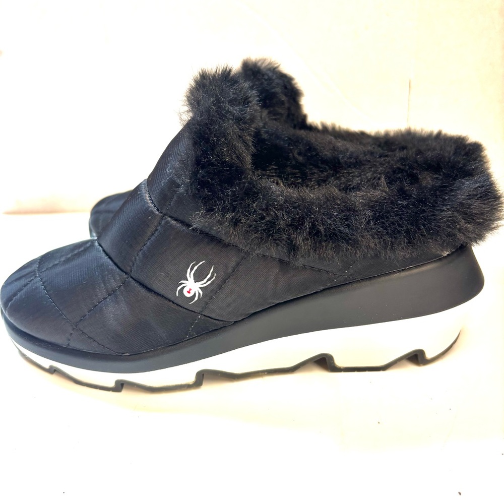 NEW SPYDER conway slip-on wedge shoes Black Size 9 - Picture 4 of 9